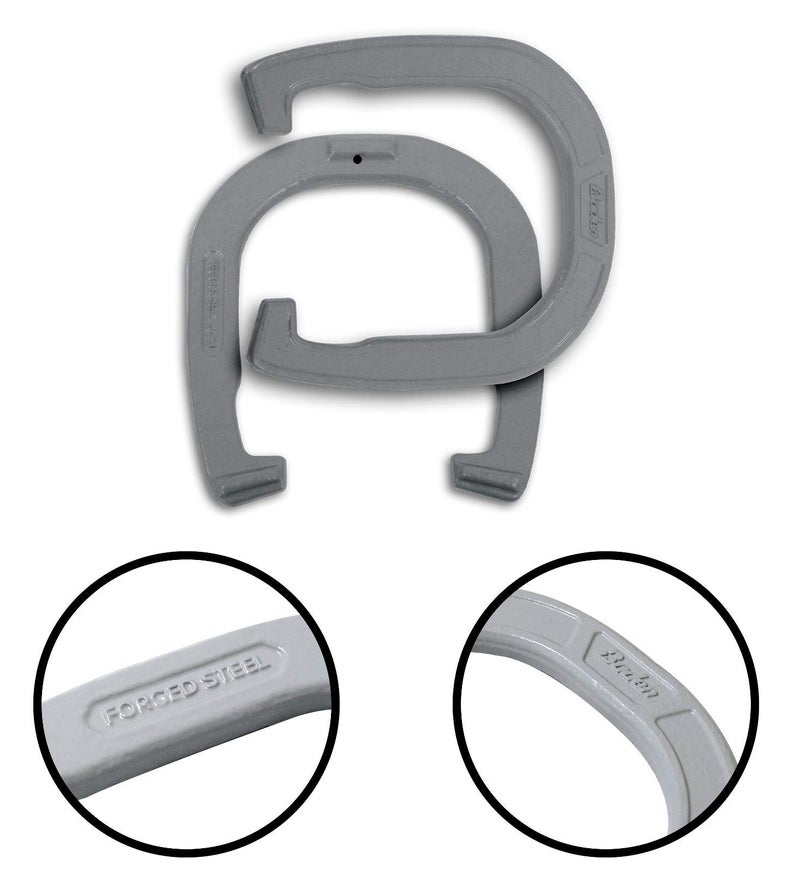 Baden Champions Horseshoe Set | Backyard Games | Tournament Quality Forged Steel Construction, Durable Gray/Black Design - Image 2